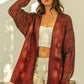 BiBi Metallic Knit V - Neck Cardigan Sweater for Stylish Layering - MegaSuperStar