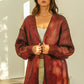 BiBi Metallic Knit V - Neck Cardigan Sweater for Stylish Layering - MegaSuperStar