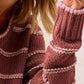 BiBi Striped Sweater for Stylish Comfort with Long Sleeves - MegaSuperStar
