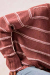 🌸 BiBi Striped Sweater for Stylish Comfort with Long Sleeves 🌸 thumbnail