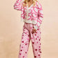 BiBi Textured Heart Cardigan with Buttoned V Neck - MegaSuperStar