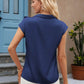 Bow Tie Cap Sleeve Blouse - MegaSuperStar