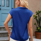 Bow Tie Cap Sleeve Blouse - MegaSuperStar
