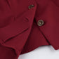 Button Up Peplum Blazer & Skirt Set - MegaSuperStar