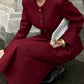 Button Up Peplum Blazer & Skirt Set - MegaSuperStar