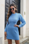 Cable-Knit Openwork Sweater Dress thumbnail