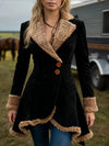 Vintage Suede Sherpa Trimmed Winter Coat thumbnail