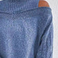 Cold Shoulder Turtleneck Sweater - MegaSuperStar