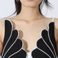 Contrast Sleeveless Wide - Leg Jumpsuit - MegaSuperStar