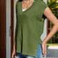 V-Neck Cap Sleeve Knit Vest