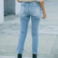 Distressed High Waist Jeans - MegaSuperStar