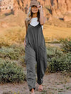 🌸 Double Take Sleeveless V-Neck Pocketed Jumpsuit for Effortless Style 🌸 thumbnail