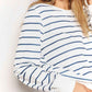 Double Take Striped Long Sleeve Top for Effortless Style - MegaSuperStar