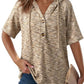 Drawstring Short Sleeve Hooded Top - MegaSuperStar