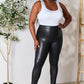 e.Luna Full Size High Waist Skinny Pants - MegaSuperStar