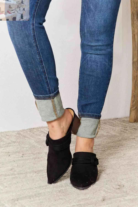 East Lion Corp Pointed - Toe Braided Mules for Stylish Comfort - MegaSuperStar