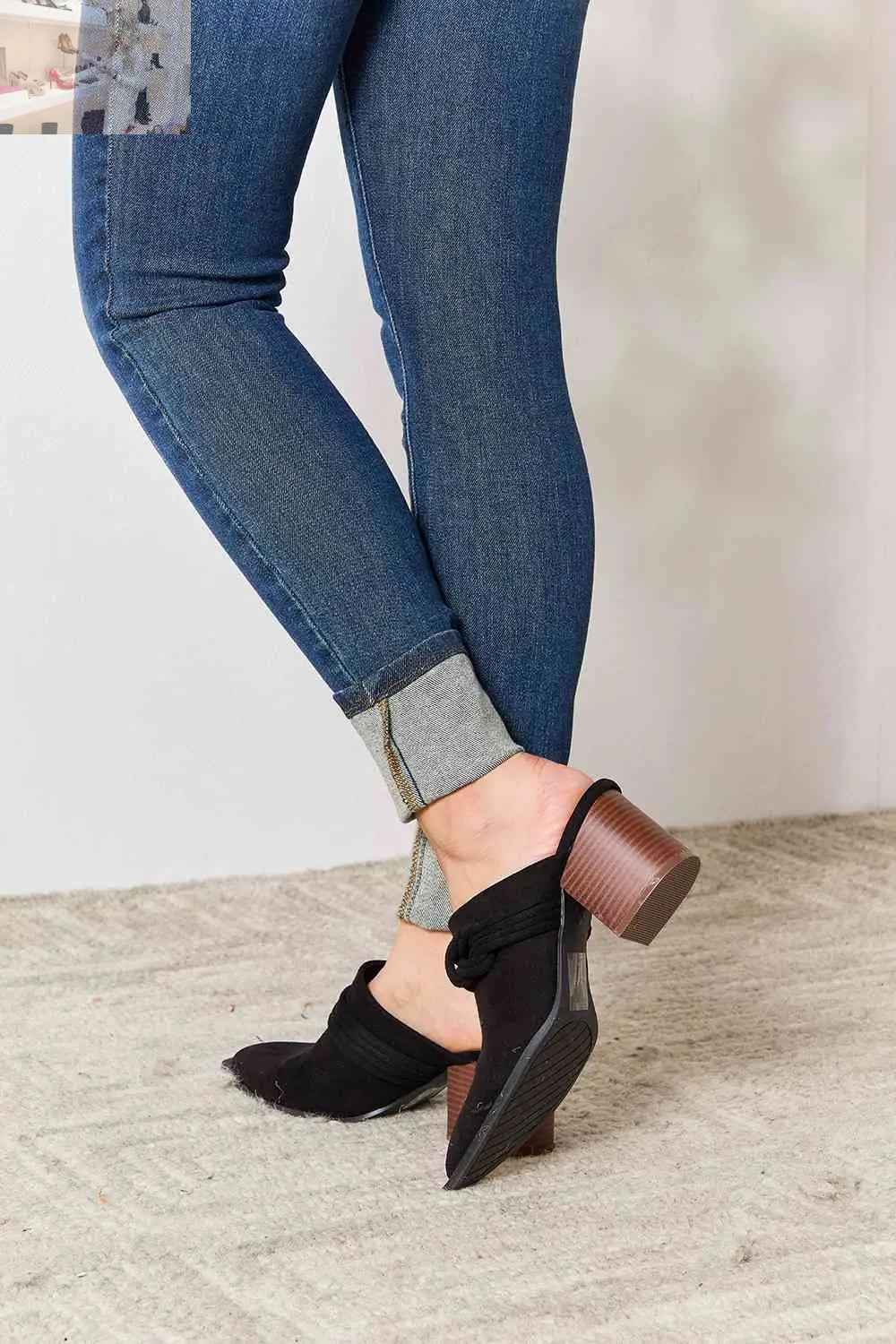 East Lion Corp Pointed - Toe Braided Mules for Stylish Comfort - MegaSuperStar