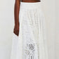 ✨ Eyelet Lace Top Maxi Skirt Set for Effortless Elegance 🌸 - MegaSuperStar