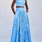✨ Eyelet Lace Top Maxi Skirt Set for Effortless Elegance 🌸 - MegaSuperStar