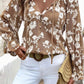 Floral Embroidered Long Sleeve Shirt - MegaSuperStar