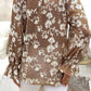 Floral Embroidered Long Sleeve Shirt - MegaSuperStar
