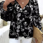 Floral Embroidered Long Sleeve Shirt - MegaSuperStar