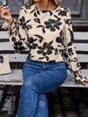Floral Print Bow Back Blouse thumbnail