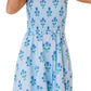 💖 Floral Smocked Midi Dress with Adjustable Straps - Perfect Summer Cami 💖 - MegaSuperStar