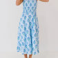 💖 Floral Smocked Midi Dress with Adjustable Straps - Perfect Summer Cami 💖 - MegaSuperStar