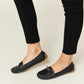 Forever Link Bow Flats Slip On Loafers with Bow Detail - MegaSuperStar