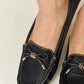 Forever Link Bow Flats Slip On Loafers with Bow Detail - MegaSuperStar