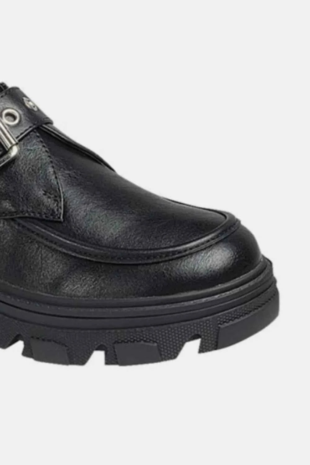 Forever Link Buckled Platform Loafers for Stylish Comfort - MegaSuperStar