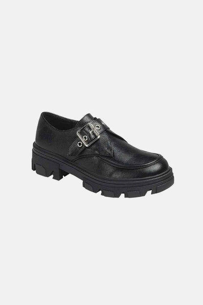 Forever Link Buckled Platform Loafers for Stylish Comfort - MegaSuperStar