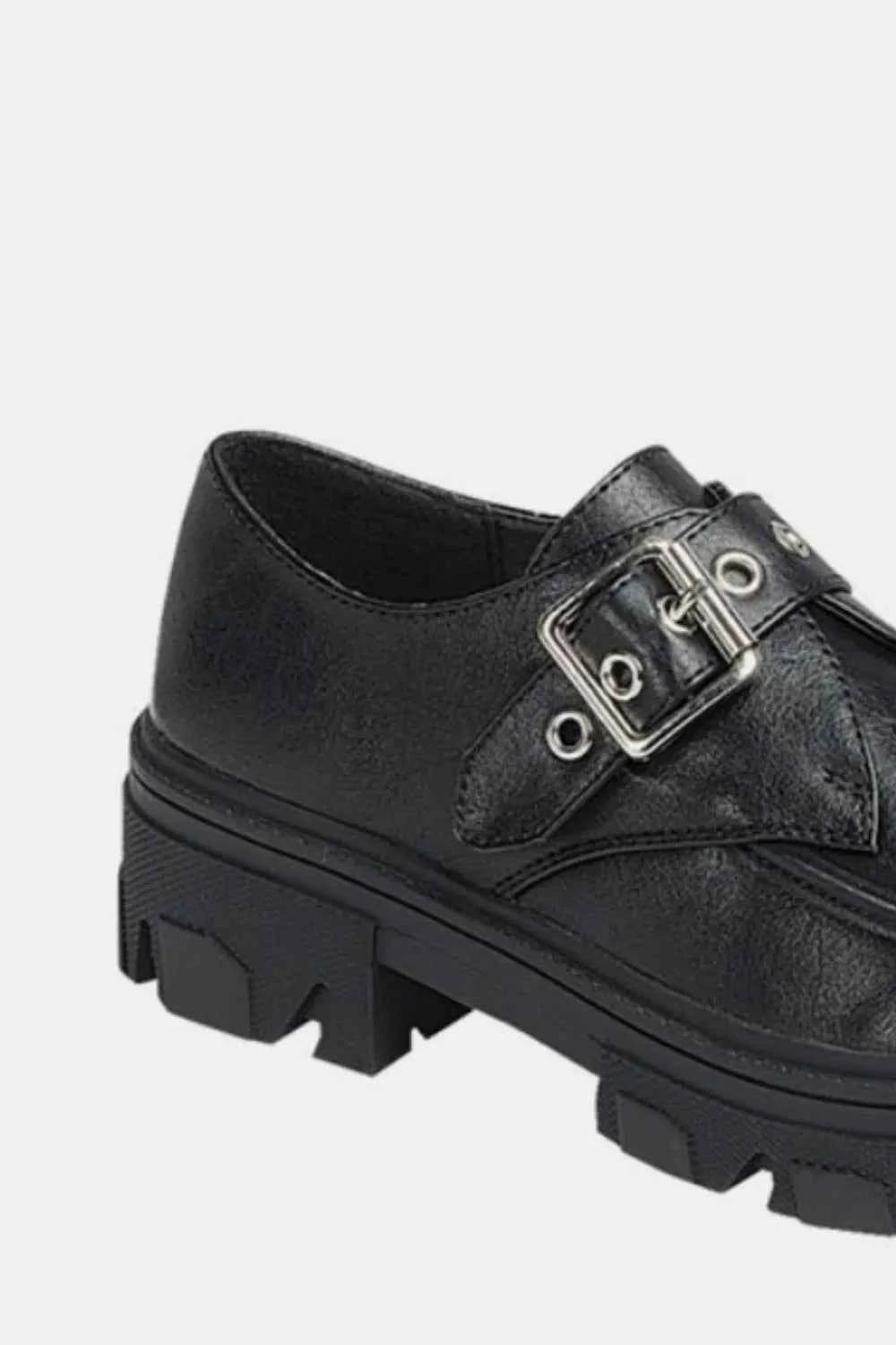 Forever Link Buckled Platform Loafers for Stylish Comfort - MegaSuperStar