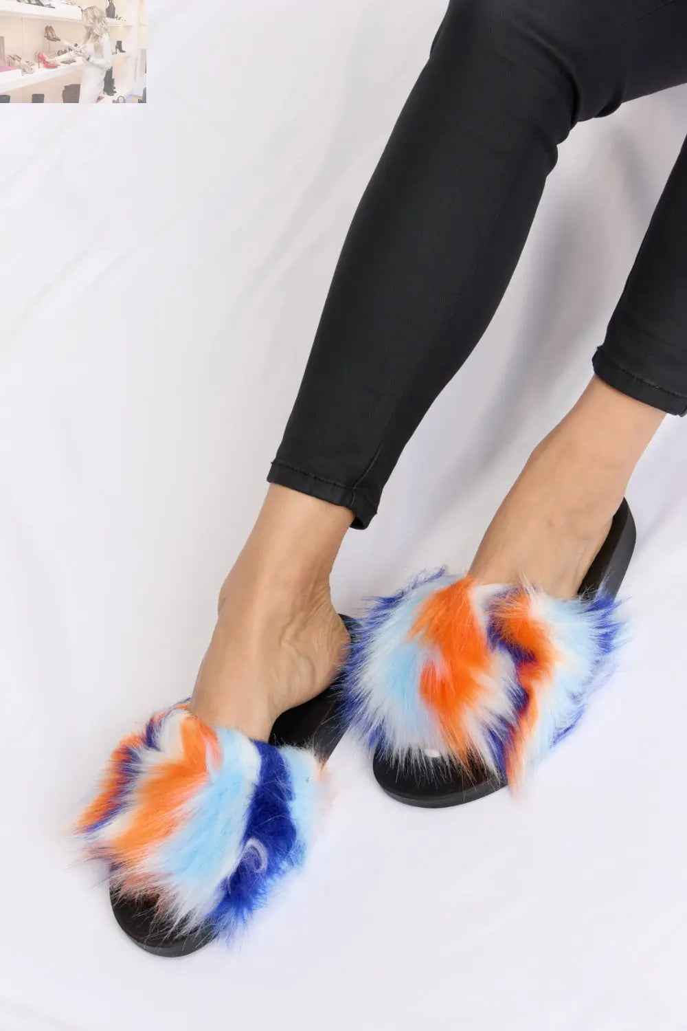 Forever Link Plush Open - Toe Sandals - MegaSuperStar