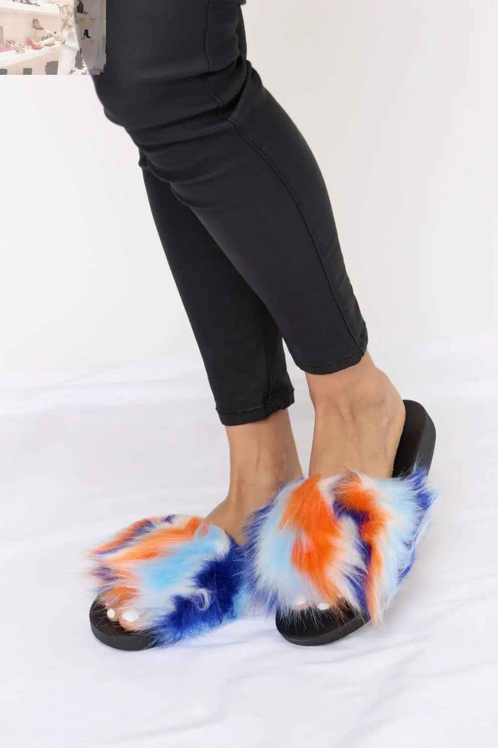 Forever Link Plush Open - Toe Sandals - MegaSuperStar
