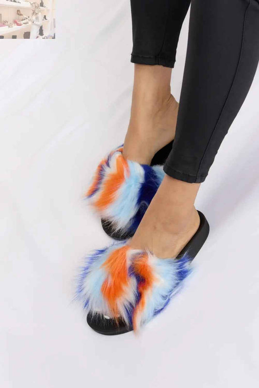 Forever Link Plush Open - Toe Sandals - MegaSuperStar