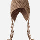 Fringe Knitted Beanie Hat - MegaSuperStar