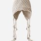 Fringe Knitted Beanie Hat - MegaSuperStar