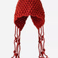 Fringe Knitted Beanie Hat - MegaSuperStar