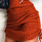 Full Size Ribbed Knit Drawstring Bodycon Sweater Dress Plus Size - MegaSuperStar