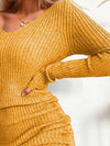 💖 Full Size Plus Size Ribbed Knit Sweater Dress with Drawstring 💖 thumbnail
