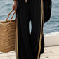 Full Size Striped Sleeveless Top and Pants Plus Size - MegaSuperStar