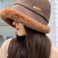 Fuzzy Trim Bucket Hat - MegaSuperStar