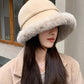 Fuzzy Trim Bucket Hat - MegaSuperStar