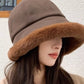 Fuzzy Trim Bucket Hat - MegaSuperStar
