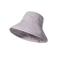 Gingham Pattern Wide Brim Bucket Hat - MegaSuperStar