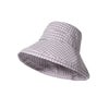 🌸 Gingham Bucket Hat - Wide Brim Style for Ultimate Sun Protection 🌸 thumbnail