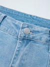 High Rise Relaxed Jeans with Barrel Cut and Patch Pockets thumbnail