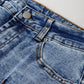 High - Waisted Wide - Leg Cuffed Jeans - MegaSuperStar